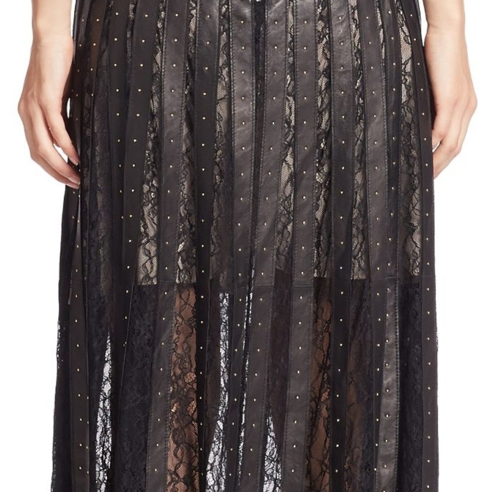 Alice & Olivia Leather & Lace - Picture 6 of 8